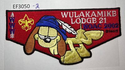 Boy Scout OA Wulakamike Lodge 21 2002 NOAC Odie Flap