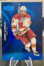 2021-22 Metal Universe Hockey Johnny Gaudreau Blue Foil