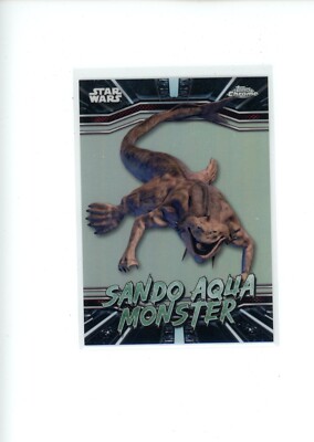 2024 Topps Chrome Star Wars Hyperspace Sando Aqua Monster #BF-10 Refractor