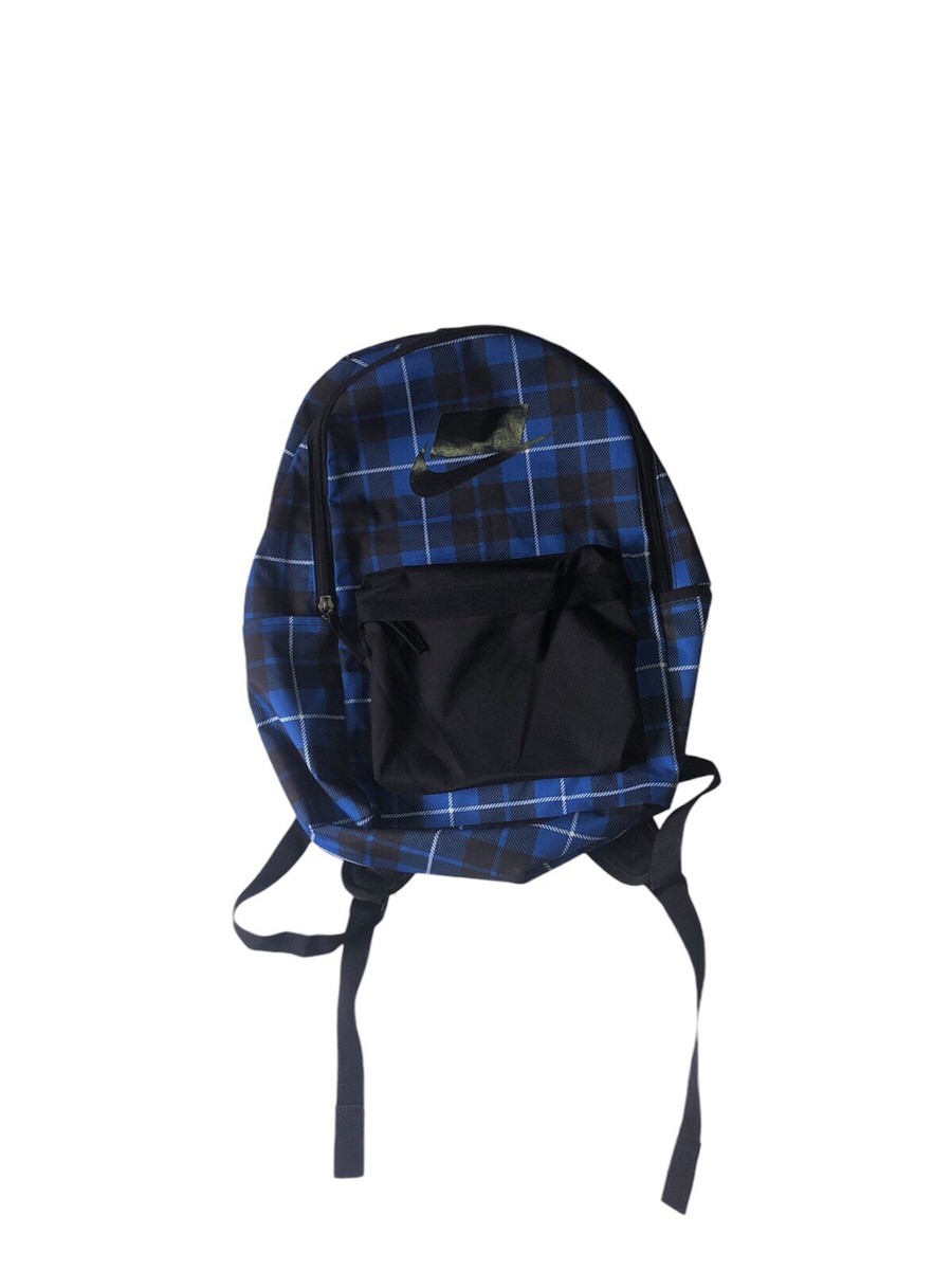 nike plaid backpack