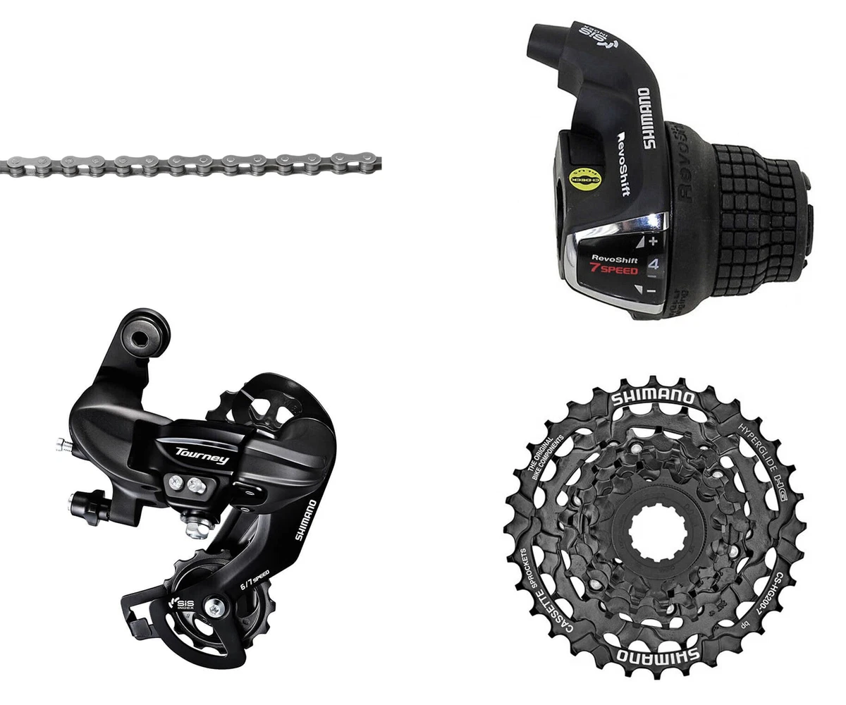 Shimano Tourney 1 x 7 Speed MTB Drivetrain Group Set eBay