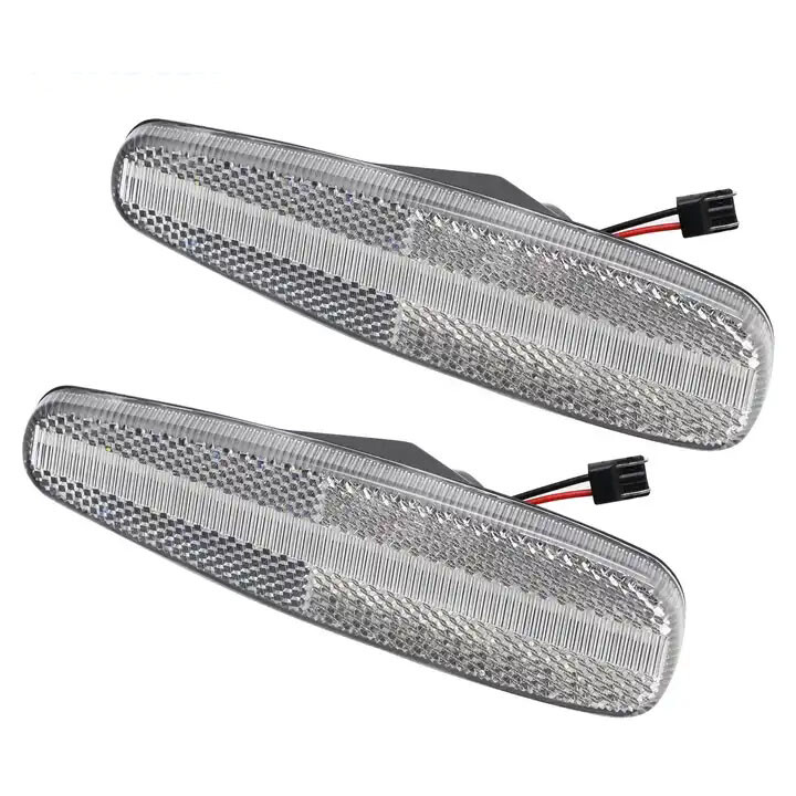 Clear LED Side Marker Light Lamp For 1995-1998 Nissan 240SX Silvia