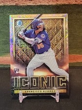 2023 Bowman Chrome Mega Box Francisco Alvarez RC Iconic MOJO #BI-25 New York 