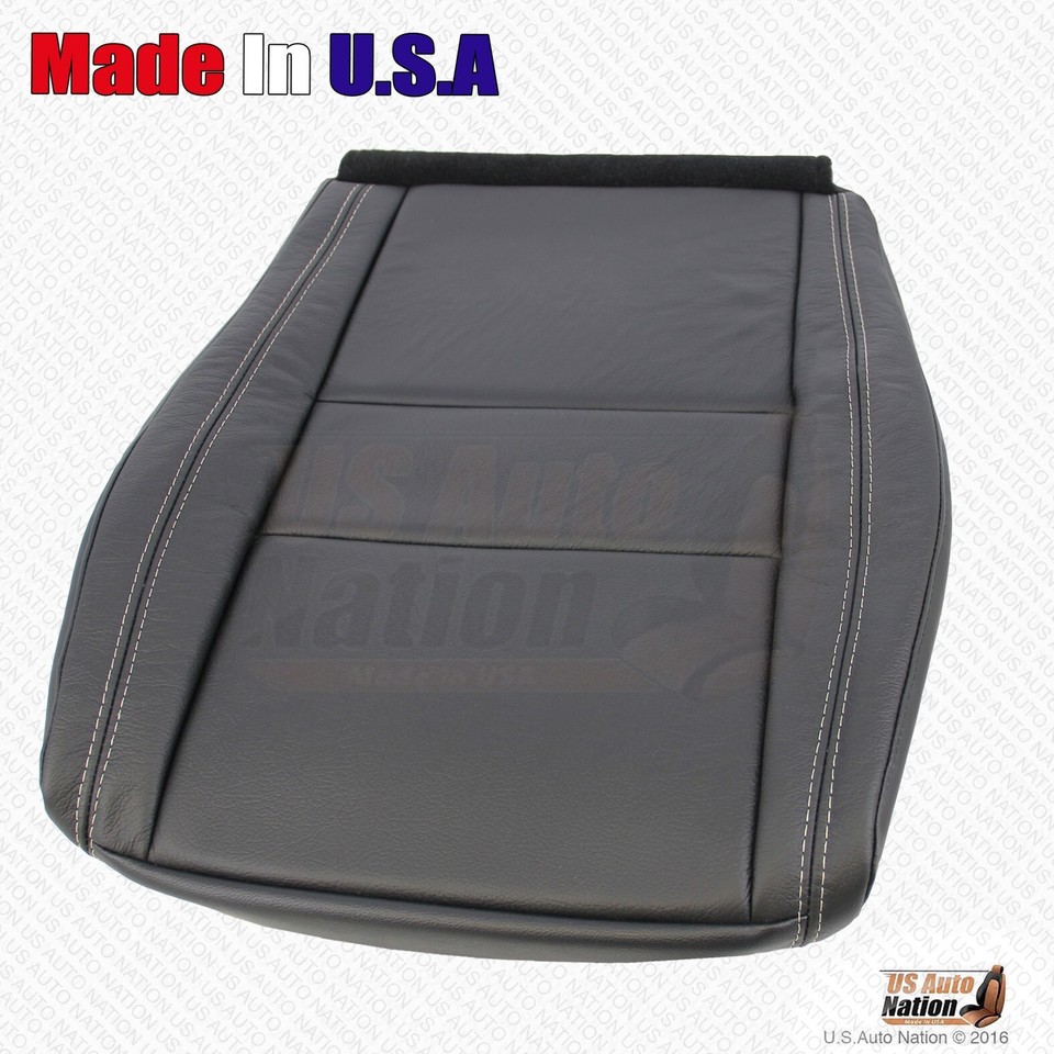 Passenger Side Bottom Leather Seat Cover For 2011-2016 Jeep Grand Cherokee – Black Microfiber