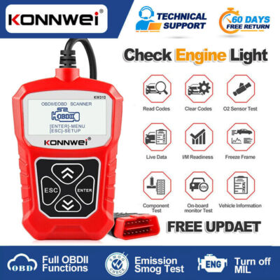 OBD2 Scanner OBD Code Reader Car Check Engine Automotive Fault Diagnostic Tool