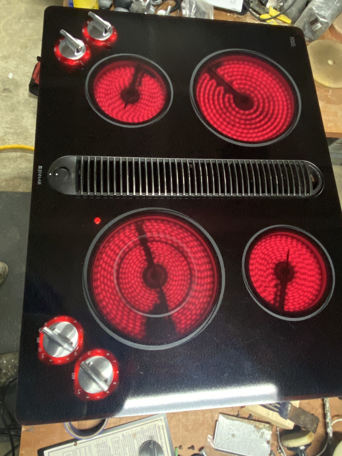 JennAir 30" Electric Cooktop with Downdraft JED8430BDB eBay