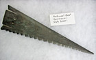 ESKIMO INUIT NW NORTHWEST COAST SLATE CEREMONIAL SPEAR PENDANT CARVED ENGRAVED — photo 1