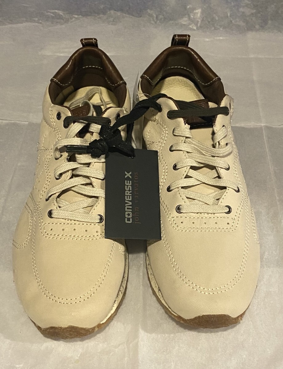 Converse by John Varvatos Mens Racer OX OFF WHITE Shoes Size  display picture 2