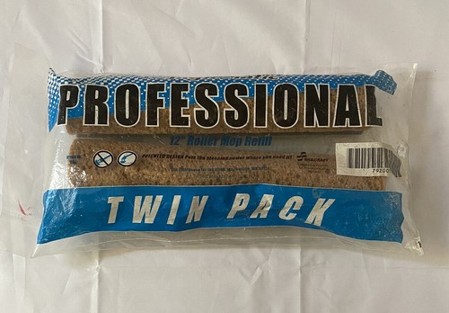 2 pack AngleMatic Professional 12” Roller Mop Refills #00930 Skillcraft ...
