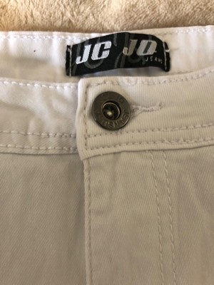 Womens Jeans White Stretch Fit XL JC JO Jeans