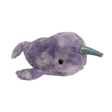 FAO Schwartz Narwhal Stuffed Animal Plush Purple 14"