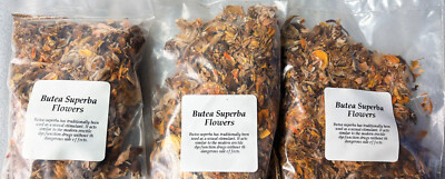 #ad Butea Superba Palash Flower Organic Dry Butea monosperma Pure Natural Red Color $72.00