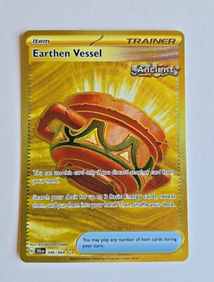 earthen vessel pokemon card value Earthen Vessel - Hyper Rare Gold Holo - 96/64 - Pokemon TCG