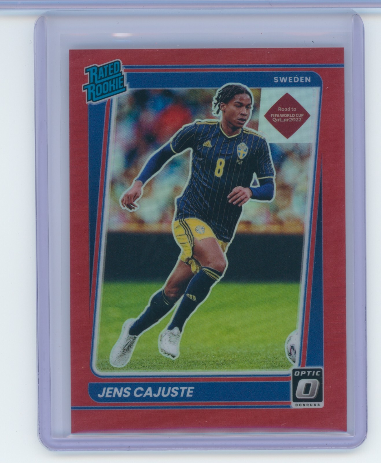 2021-22 Donruss Soccer Road to Qatar #191 Jens Cajuste Red Optic /149