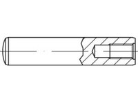 100 X Zylinderstifte Mit Innengewinde,Toleranzfeld M6 Din 7979 Stahl D 6 X 45 Ve