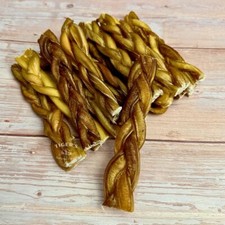 Extra Hard Braided Bully Sticks for Dogs, All Natural Dog Treats