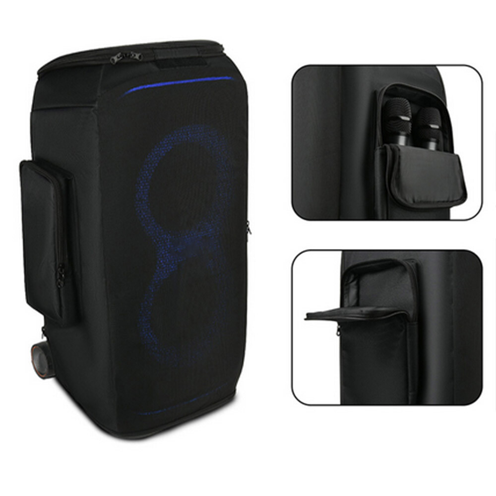 Speaker Mesh Case Dual Pocket Nylon Protective Cover for JBL