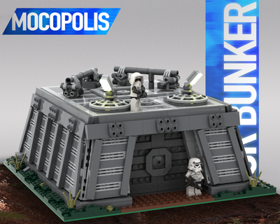 Lego Moc Star Wars Bunker On Endor | Pdf Instructions (No Parts) | Ebay