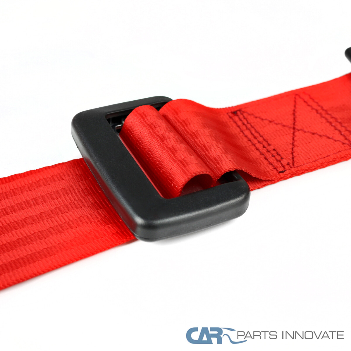 Racing Buckle Seat Belt 4 Point Harness Red Pair eBay