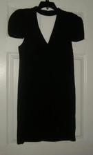 New BCBG MaxZrzia Little Black Dress, Choker Style Size XS
