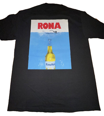 Nelk Boys Full Send Rona Season Jaws Short Sleeve Black T Shirt Men's L New