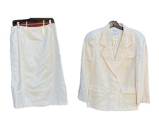 Christian Dior  Skirt Suit Yellow size 4 Used