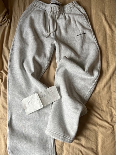 Abercrombie & Fitch Essentials Baggy Sweatpant Gray Pants Fleece Jogger Sweats S
