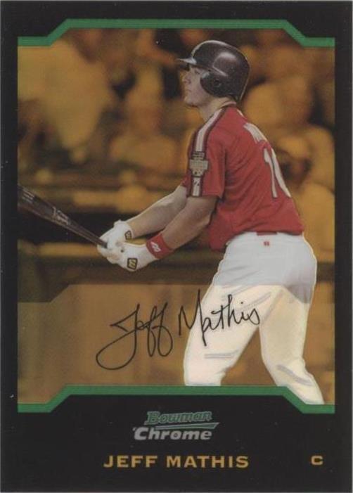 2004 Bowman Draft Picks & Prospects - Chrome Jeff Mathis #BDP134 Gold ...