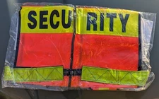 New Reflecter Security Guard Safety Vest - National Patrol by Unipro - S-XL
