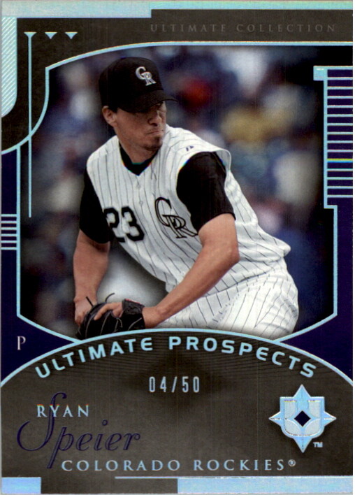 2005 Ultimate Collection Silver #232 Ryan Speier UP /50
