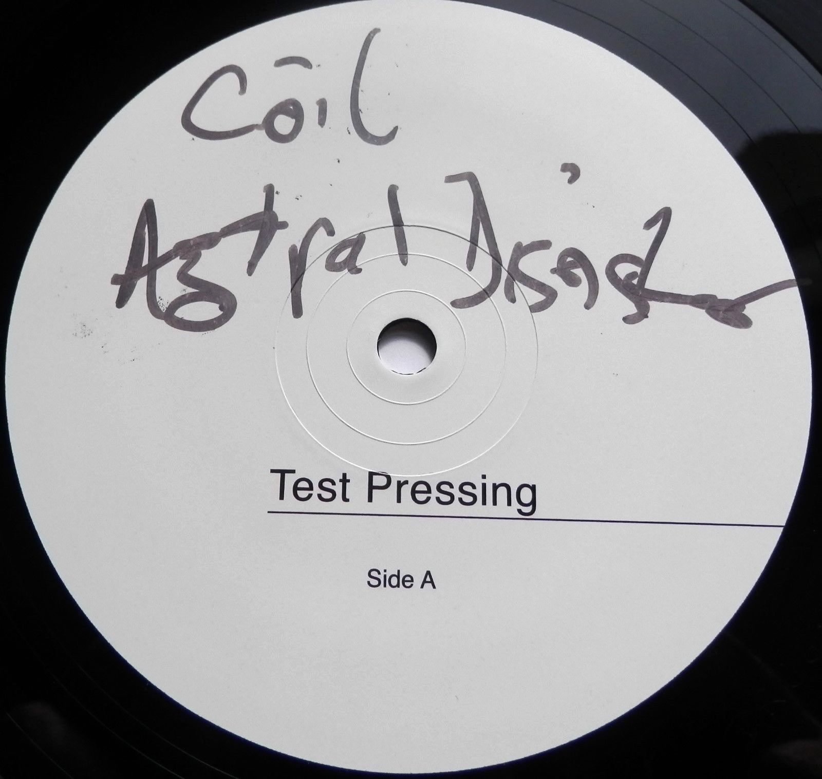 Coil - Astral Disaster 2016 Prescription Test Pressing LP signed by ...