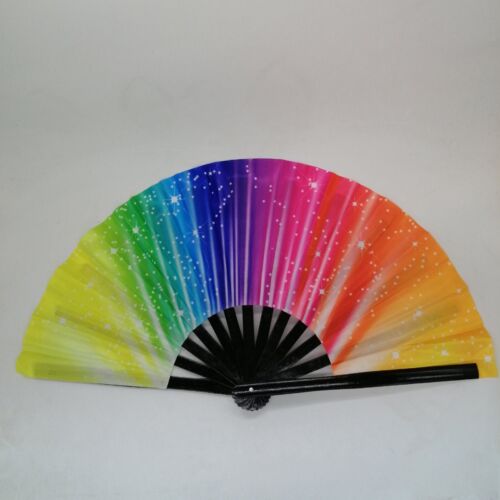 Boots On The Ground Hand Fan, Clack Fans For Line Dancing, Large Holographic - Picture 11 of 45