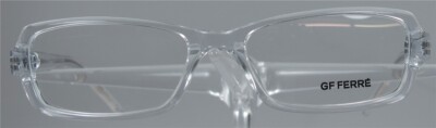 GF FERRE FF11002 Transparent Kunststoff Vollrand Designer Brille Brillengestell 