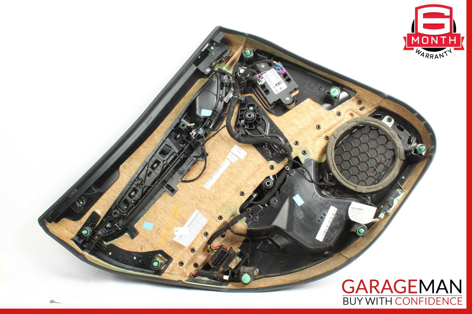 14-17 Maserati Ghibli Rear Right Passenger Complete Interior Door Panel Black