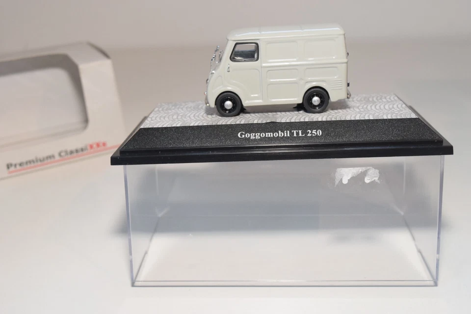 A51 1:43 PREMIUM CLASSIXXS 11100 GOGGOMOBIL TL-250 TL 250 VAN GREY MIB - Immagine 2 di 4