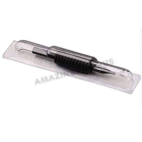 5,10,25,50,100 pcs Sterile Disposable Tattoo Needle with Tube 3/4 Grip and Tip image 6