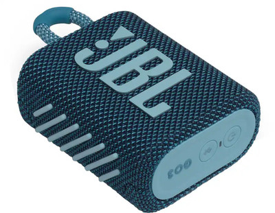 JBL - GO3 Portable Waterproof Wireless Speaker  Blue.