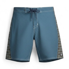 Men's Quicksilver blue board shorts size 34 mid length 21"