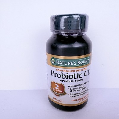 Natures Bounty Probiotic CD 30 Caplets Exp 11/2026