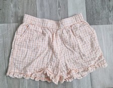 Mädchen Shorts, Shorty, kurze Hose kariert von Topolino Gr. 122 mit Blumen 