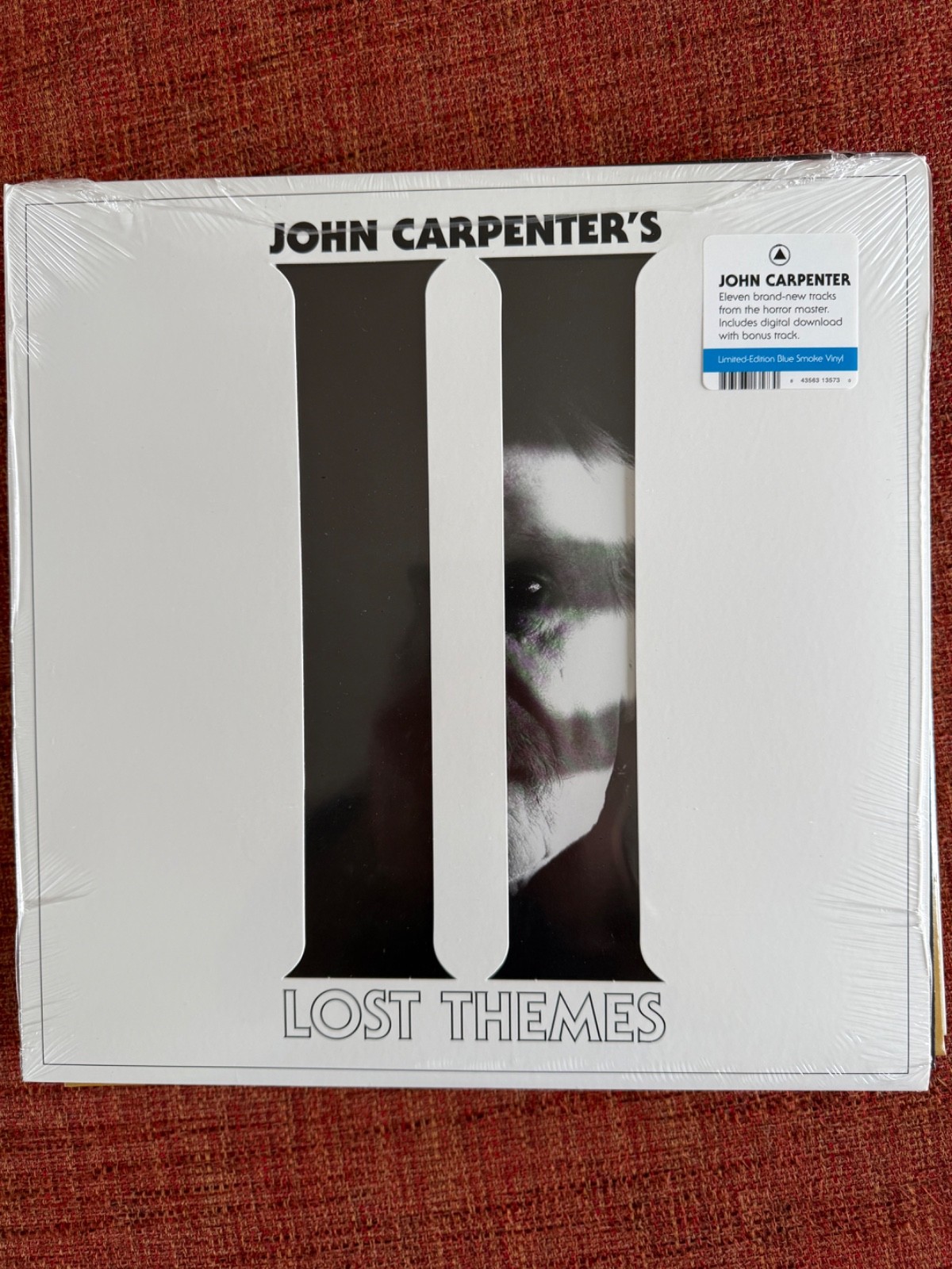 JOHN CARPENTER - LOST THEMES II 2 [LIMITED EDITION BLUE SMOKE VINYL] NEW & SEALE