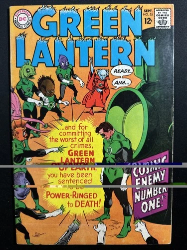 GREEN LANTERN #55 1967 Vintage Silver Age DC Comics 1st Print VG *A10