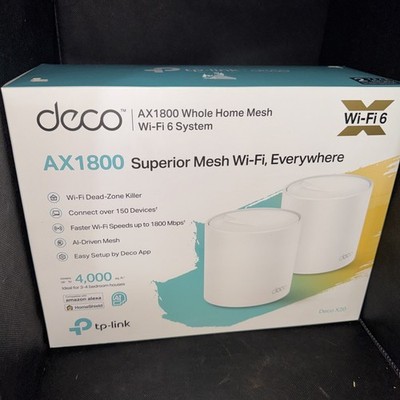 Tp-link Deco Wifi 6 Mesh Wifi System(deco X20) - Covers Up To 4000 Sq.ft