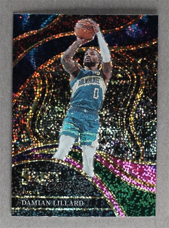 2023-24 Panini Select Courtside Cosmic Prizm Damian Lillard #263 hs9