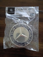 3 Pcs Mb Black Center Hub Classic Logo Caps For Alloy Wheel Wheels