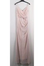 Infinite Elegant Blush Pink Long Dress Wedding Prom Evening Szie 8 r1696