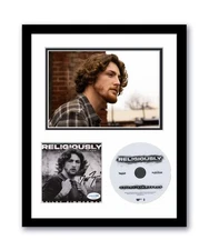Bailey Zimmerman Autograph Signed 11x14 Custom Framed CD Photo Religiously ACOA