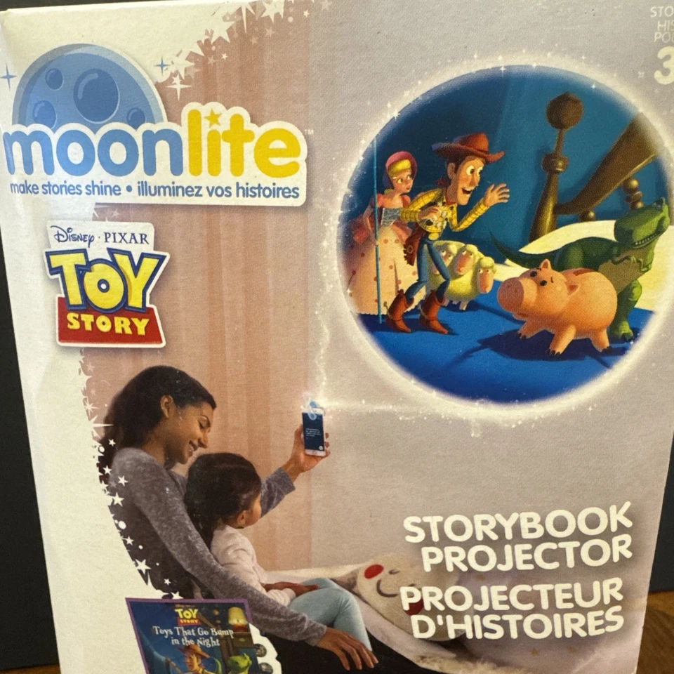 Moonlite Disney Toy Story Libro de Cuentos Proyector Paquete Valor NUEVO Foto 2 de 4