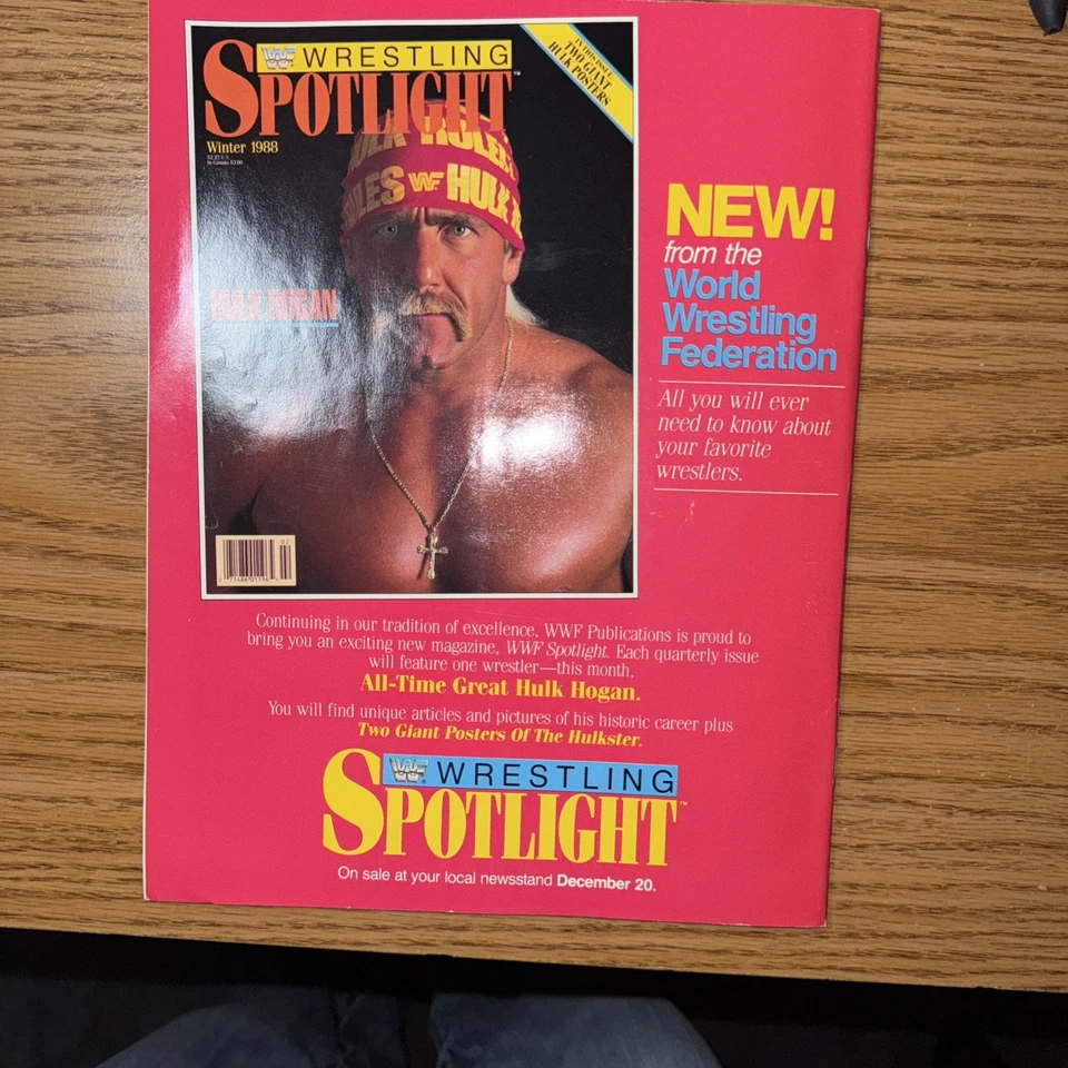 WWF Magazine February 1989 Jim Duggan with Catalog - Image 2 of 2