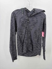 Pre-Owned Lululemon Purple Size 8 Hooded Athletic Jacket